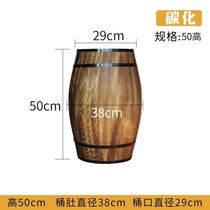 Wooden barrel coffee shop wine ornaments with creative American pastoral bedroom courtyard modern simple decorative props