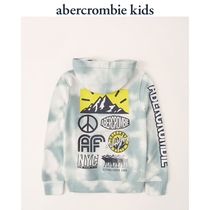 abercrombie kids boys tie-dyed Logo hoodie 311226-1 AF