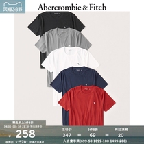 Abercrombie & Fitch Classic style mens clothing 5 pieces logo round collar short sleeve T-shirt 306448-1AF