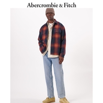 Abercrombie & Fitch Mens Loose Thick Flannel Shirt Jacket 311928-1 AF
