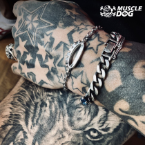  MuscleDog muscle dog tide brand original design bracelet wild fashion personality mens bracelet jewelry
