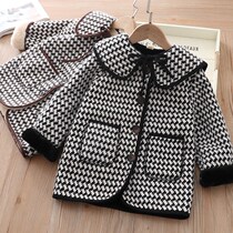 Girls jacket 4 gross 5 son spring 2022 new medium length style 6 trendy 7 plus velvet 8 Han version 9 coat 10 years old