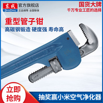 Dongcheng industrial hand tool pliers multifunctional labor-saving high carbon steel pipe pliers 14 inch 18 inch pliers tools