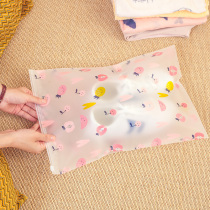 Clothes storage bag small dirty clothes underwear sub-package kindergarten transparent travel zippered bag