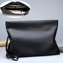 Soft Leather Hand Grab Bag Mens Envelope Bag Mens Handbags Mens Han Version Wallet Large Capacity Business Hand Grip Bag Casual Clip Bag