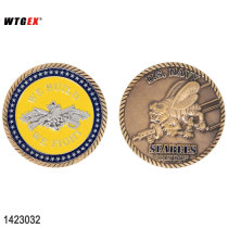 American Vanguard NAVY SEABEE ROUND metal commemorative coin collection coin 1423032
