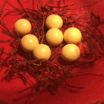 SPECIAL OFFER Shakyamuni Buddha GOLDEN BONE solid Saffron offering stupa about 2MM