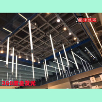 T8 color lamp creative shape splicing custom 360 degree full light-emitting shopping mall bar window decoration round tube lamp