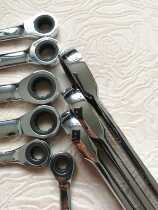 Plum blossom opening dual-use quick ratchet wrench 6-32 set 8-24 set of flying board Full set of auto repair machine repair tools