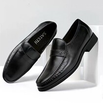 2021 autumn new sachi men's shoes England round head with a soft surface comfortable leather wedding shoes daily men's shoes