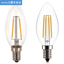 LED Filament Candle Light Bulb E14 220V 2W 4W Edison Bulb Re