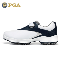 USA PGA golf shoes Mens waterproof shoes Rotating laces activity nails mens shoes Competition shoes