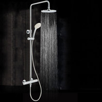 Kohler thermostatic shower panel with lifting rotatable shower faucet set K-76623T-9-CP