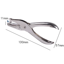 Hand-held punch Single hole pliers Round labor-saving metal hole stapler Multi-function loose-leaf student air punch