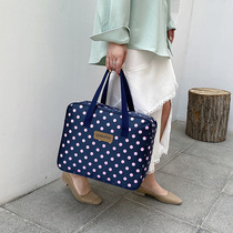 Short Travel Bag Women Business Travel Handbag Student Luggage Bag Waterproof Cashier Bag Light Single Shoulder Fitness Bag