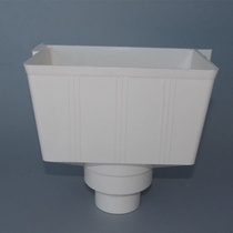 Exterior Wall water bucket rain pipe fitting PVC drainage bucket funnel rain bucket 50 75 160 110