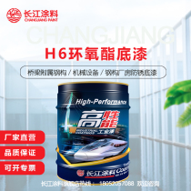 H6 epoxy ester primer Changjiang paint industrial paint anticorrosive paint anti-rust dark gray iron red zinc yellow White