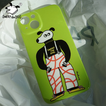 StD homemade human high quality boy original illustration soft shell fine hole fruit green phone case