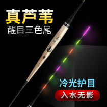  Super bright shadowless reed luminous drift Crucian carp Tilapia night fishing cold light tail electronic drift fish float eye-catching high sensitive float