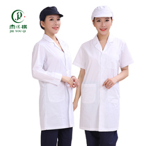 Doctors clothing winter long sleeve men and womens slim white coat nurse custom logo laboratory clothing pharmacy internship work clothes