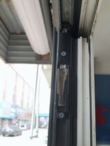 Up and down concealed broken bridge flat door old-fashioned heaven and earth bolt door plug broken bridge aluminum safety buckle open aluminum alloy plastic steel