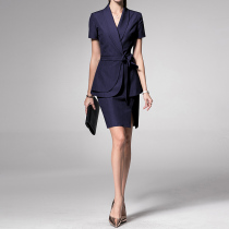 Suit suit womens summer thin high-end professional clothing Womens skirt temperament work clothes Womens workplace beauty salon work clothes