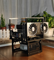 Mechanical library JXK-K3 mini ITX chassis A4 water-cooled all-aluminum computer host open test platform special-shaped