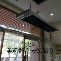 Far infrared high temperature radiant electric hot screen electric hot plate hot air curtain heating warmer mall yoga room stop cold commercial