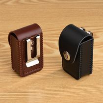 Genuine leather handmade key pocket wearing leather strap waist hanging cover car remote control mens purse new universal back clip