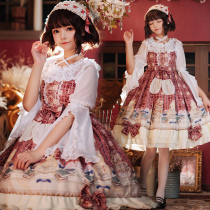  Lolita children little girl student princess dress summer short-sleeved fairy child loli lolita skirt dress