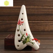 12-hole alto C-tone crack type hand-painted ocarina 12AC Ocarina teaching performance designated ocarina