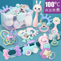 Baby toys 0-1 years old can be boiled can bite gum baby 3-6-12 months newborn male and female children hand bell