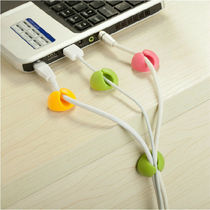 Mouse Wire Clamp Solid Wire Holder Desktop Wire Head Clip Mobile Phone Charging Wire Data Line Fixer Office Wire Containing