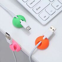 Table-under-line shelf accommodating trough desktop phone clamping wire holder for accommodating fixed seat clip winding self-adhesive buckle fastening