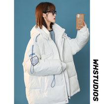 oversized cotton-padded women winter design sense niche bread jacket Korean loose cotton coat 2021 New