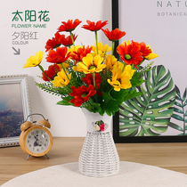 Decorative Fake Flower Emulation Bouquet Drawing Room Swing room Dining Table Flowers Home Furnishing Terrace Flowers Tea Table Small Potted Plastic Dry Flowers