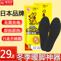 Japan Alice feet warm artifact heating insole female self-heating winter warm foot paste can walk warm foot treasure