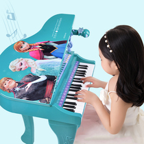 Frozen 2 Piano Childrens keyboard toy with microphone Beginner little girl Aisha Princess Aisha 3-6