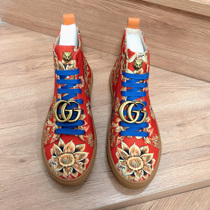 European station mens shoes summer new G home casual shoes mens trend metal joker shoes leather breathable canvas shoes
