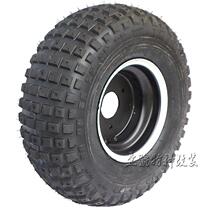 Karting Four Wheel ATV Accessories 7 Inch Vacuum Tire 16x8-7 Inch Tire Hub Block Wear Resistant