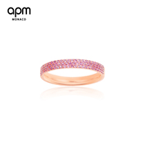APM Monaco simple index finger ring temperament fashion food finger ring fashion silver jewelry new year gift