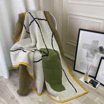 Hen to Nordic ins Wind Panda Home Cover Blanket Office Nap Blanket Air Conditioning Blanket Thin Quilt