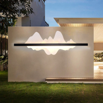 Outdoor Waterproof Linear Landscape Decoration Wall Lamp Villa Outdoor Yard Background Wall Courtyard Landscape Decorated Led Lights