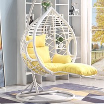 Hanging Basket Rattan Chair Adults Indoor Eu Style Single Double Couples Swivel Economy Type Balcony Home Rocking Reclining Chair