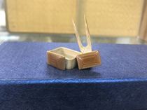 Fruit fork insect box for bird fruit fork embroidered eye cage Seiko fruit fork Old bamboo two silk fruit fork insect box