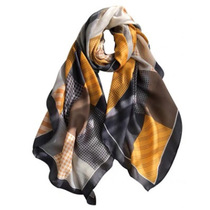 BAO WEN thin cotton linen scarf womens dual use shawl bib autumn winter silk scarf
