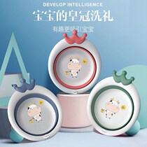 Newborn baby 3 washbasins children's household products buttocks baby small basin private parts 2 foldable new
