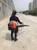 Back-type gasoline hair dryer blower high-power greenhouse blows snow to clean fallen leaves jujube fire-fighting and welding slag