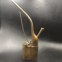 Ancient Play Miscellaneous Cigarette Bag Pan Sushi Smoke Bag Water Cigarette Bag No. Home Process Pendulum Pieces Retro Bronze