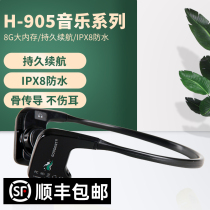 1DORADO bone conduction five generations professional waterproof headphones underwater listening to music MP3 wireless Bluetooth sports fitness